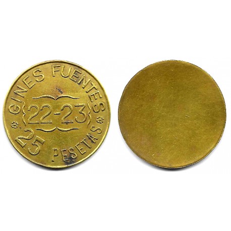 Gines Fuentes. 25 Pesetas (EBC)