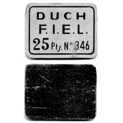 DUCH F.I.E.L. 25 Pesetas (MBC+)