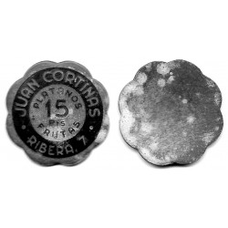 Juan Cortinas. 15 Pesetas (MBC)