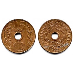 España (II República). 1938. 25 Céntimos (MBC+)