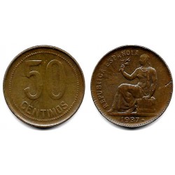 España (II República). 1937*(--6). 50 Céntimos (MBC)