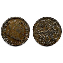 Fernando VII. 1818. 2 Maravedí (EBC-) Ceca de Segovia