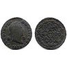 Fernando VII. 1824. 2 Maravedí (BC+) Ceca de Segovia