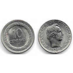 (226) Colombia. 1967. 10 Centavos (EBC)