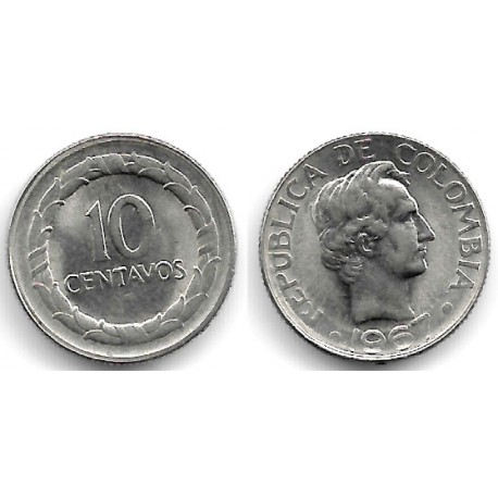 (226) Colombia. 1967. 10 Centavos (EBC)