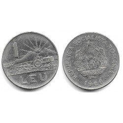 (95) Rumanía. 1966. 1 Leu (MBC)