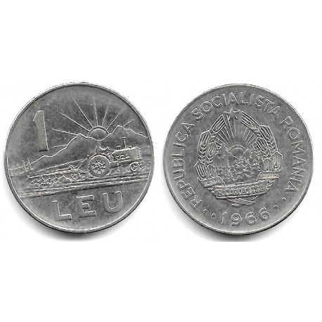 (95) Rumanía. 1966. 1 Leu (MBC)