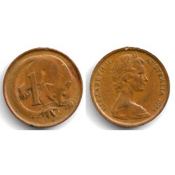 (62) Australia. 1966. 1 Cent (BC+)