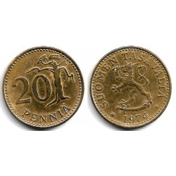 (47) Finlandia. 1974. 20 Pennia (MBC+)