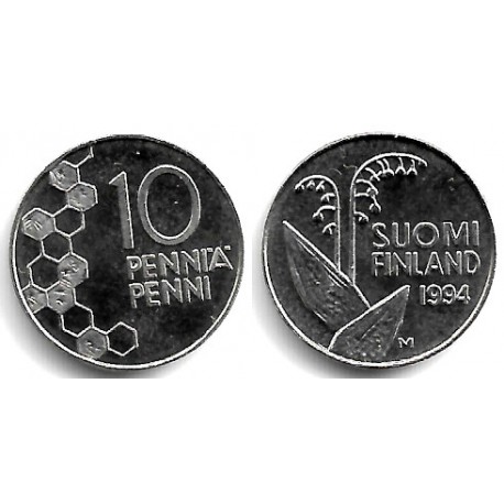 (65) Finlandia. 1994. 10 Pennia (SC)