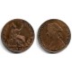 (748.2) Gran Bretaña. 1860. Half Penny (MBC+)