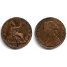 (748.2) Gran Bretaña. 1860. Half Penny (MBC+)