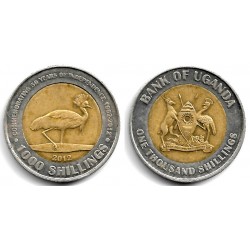 (278) Uganda. 2012. 1000 Shillings (BC+)