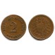 (2) Imperio Alemán. 1875(A). 2 Pfennig (BC)