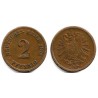 (2) Imperio Alemán. 1875(A). 2 Pfennig (BC)