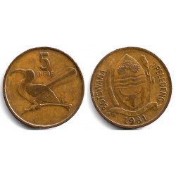(4) Botswana. 1981. 5 Thebe (BC)