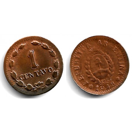 (37a) Argentina. 1948. 1 Centavo (MBC+)