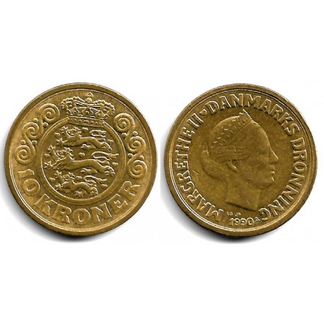 (867.2) Dinamarca. 1990. 10 Kroner (EBC)