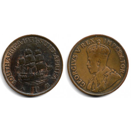(14.3) Sudáfrica. 1931. 1 Penny (MBC-)
