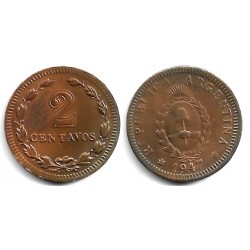 (38) Argentina. 1947. 2 Centavos (MBC+)