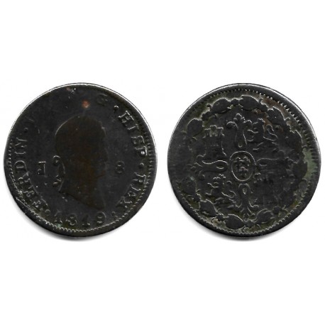Fernando VII. 1819. 8 Maravedí (BC/BC-) Ceca de Jubia
