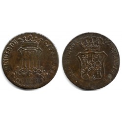 Isabel II. 1836. 6 Cuartos (BC) Ceca de Cataluña
