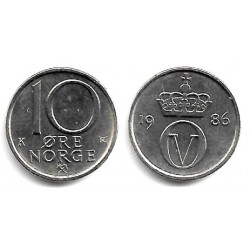 (416) Noruega. 1986. 10 Ore (SC)