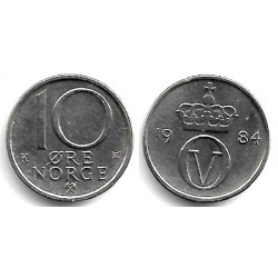 (416) Noruega. 1984. 10 Ore (SC)