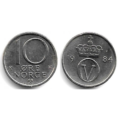 (416) Noruega. 1984. 10 Ore (SC)