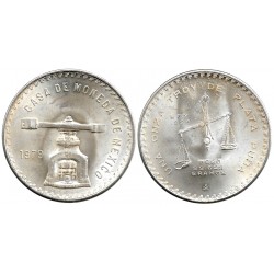 (M49b.3) Estados Unidos Mexicanos. 1979. 1 Onza (SC-) (Plata)