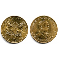 (18) Kenia. 1991. 10 Cents (EBC-)