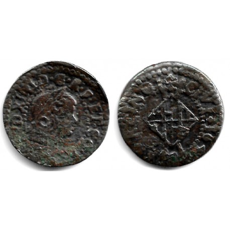 Luis XIV (Principado Catalán). 164X. Seiseno (BC+) Ceca de Barcelona