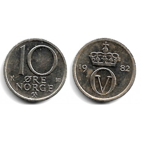 (416) Noruega. 1982. 10 Ore (MBC+)