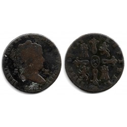 Isabel II. 1848. 8 Maravedí (BC-) Ceca de Segovia