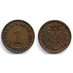 (10) Imperio Alemán. 1912(A). 1 Pfennig (MBC)