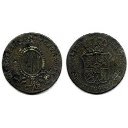 Isabel II. 1846. 3 Cuartos (BC) Ceca de Cataluña