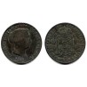 Isabel II. 1855. 25 Céntimos de Real (BC) Ceca e Segovia