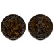 Isabel II. 1868. 2½ Céntimos de Escudo (MBC+) Ceca de Barcelona OM