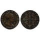 Isabel II. 1843. 8 Maravedí (BC+) Ceca de Jubia