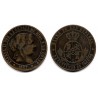 Isabel II. 1867. 2½ Céntimos de Escudo (BC) Ceca de Jubia OM