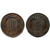 Isabel II. 1840. 3 Cuartos (MBC) Ceca de Cataluña