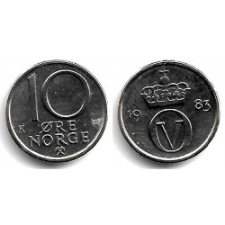 (416) Noruega. 1983. 10 Ore (SC)