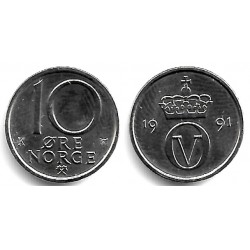 (416) Noruega. 1991. 10 Ore (SC)