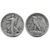 (142) Estados Unidos de América. 1944. Half Dollar (BC) (Plata)