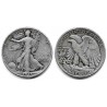 (142) Estados Unidos de América. 1945. Half Dollar (BC+/BC) (Plata)