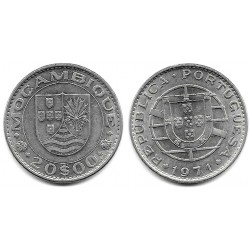 (87) Mozambique. 1971. 20 Escudos (EBC+)