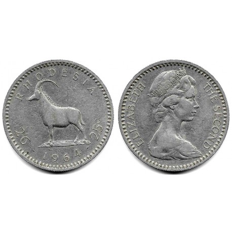 (4) Rhodesia. 1964. 2½ Shillings (MBC)