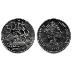 (63) Nueva Zelanda. 1988. 50 Cents (EBC+)