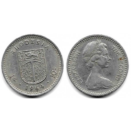 (2) Rhodesia. 1964. 1 Shilling (MBC)