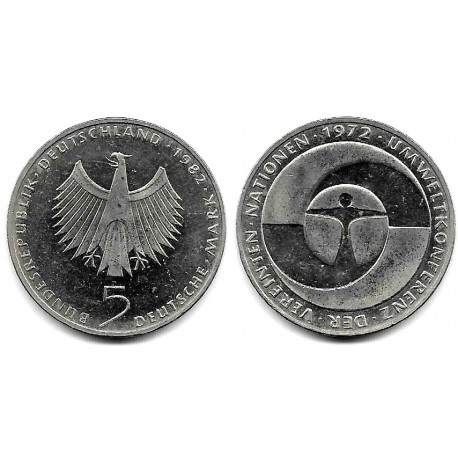 (157) Alemania. 1982(F). 5 Mark (EBC)